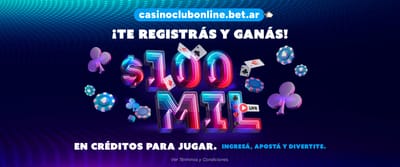 Bono de Bienvenida 100% Extra promotion banner
